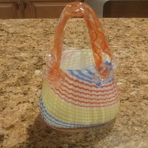 Natalie Multi colored glass handbag